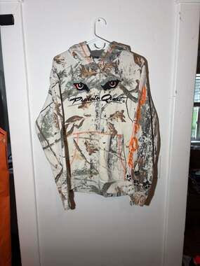 Cabela's Predator Quest Zonz Woodlands Camo Hoodie Size M